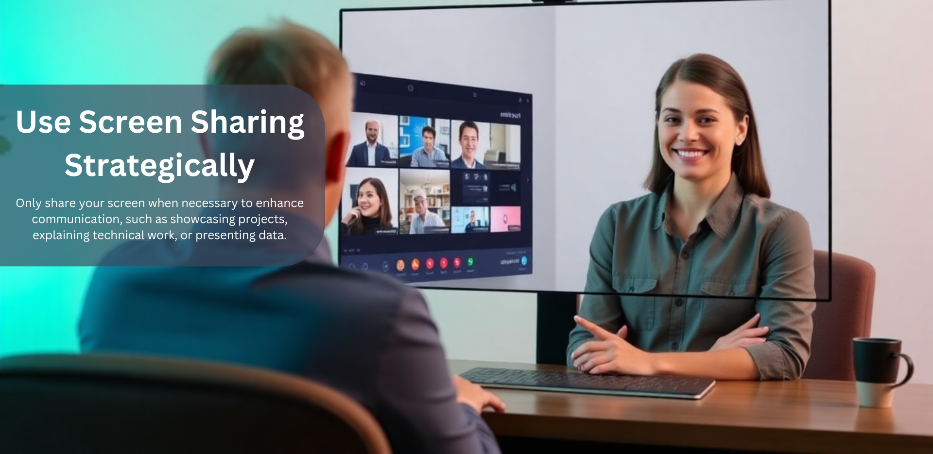 Screen-sharing-strategically
