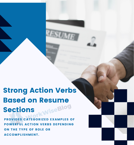 Complete guide on using action verbs in resumes with examples and tips on effective usage, focusing on clarity and measurable results.