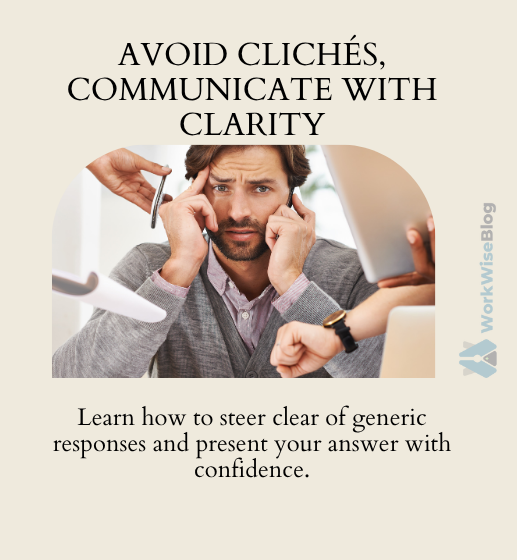 how to avoid cliches communication